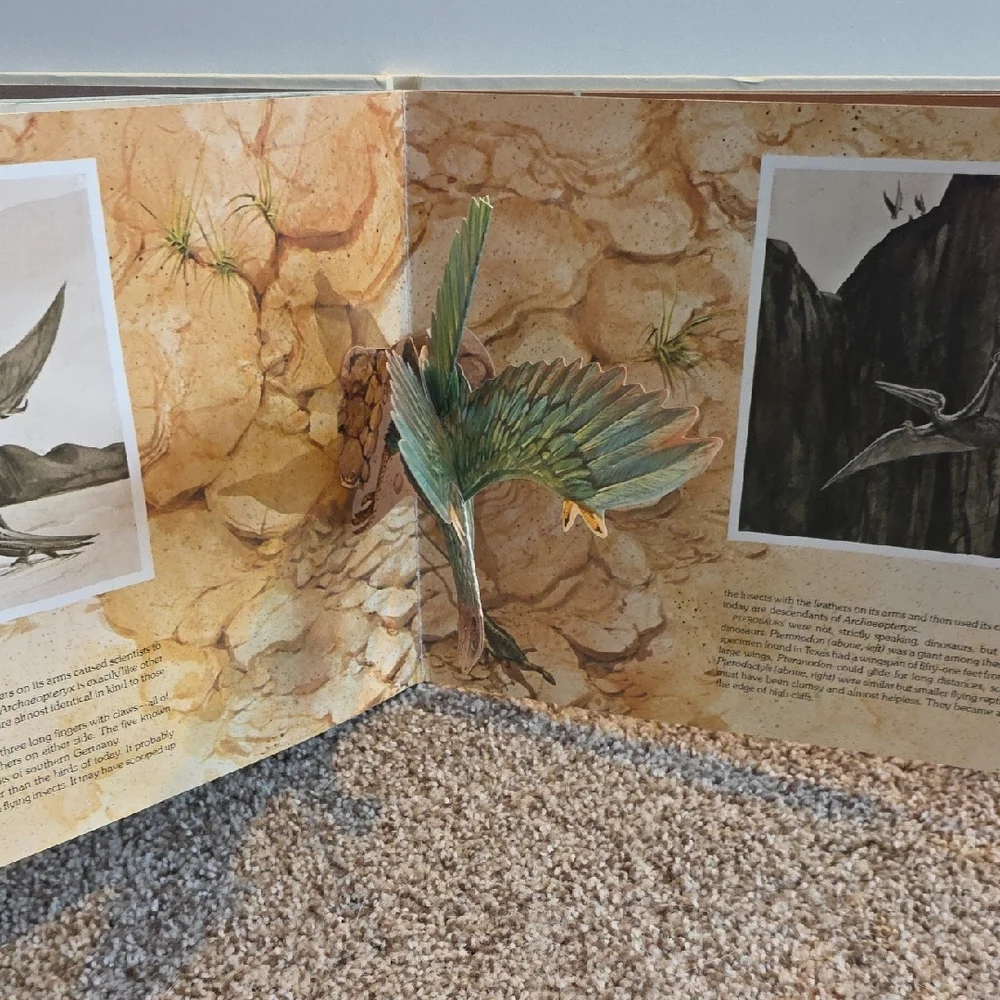 Vintage Pop Up Book - Dinosaurs A Lost World Pop-Up Book